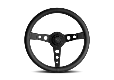 Kierownica MOMO Prototipo Black Edition 350 mm, czarna skóra gładka